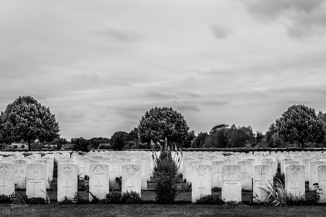 Artillery Wood Cemetery at Boezinge.