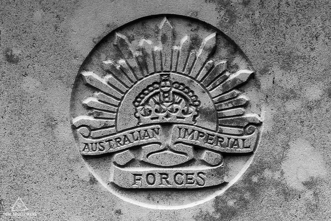 The emblem of the Australian imperial forces