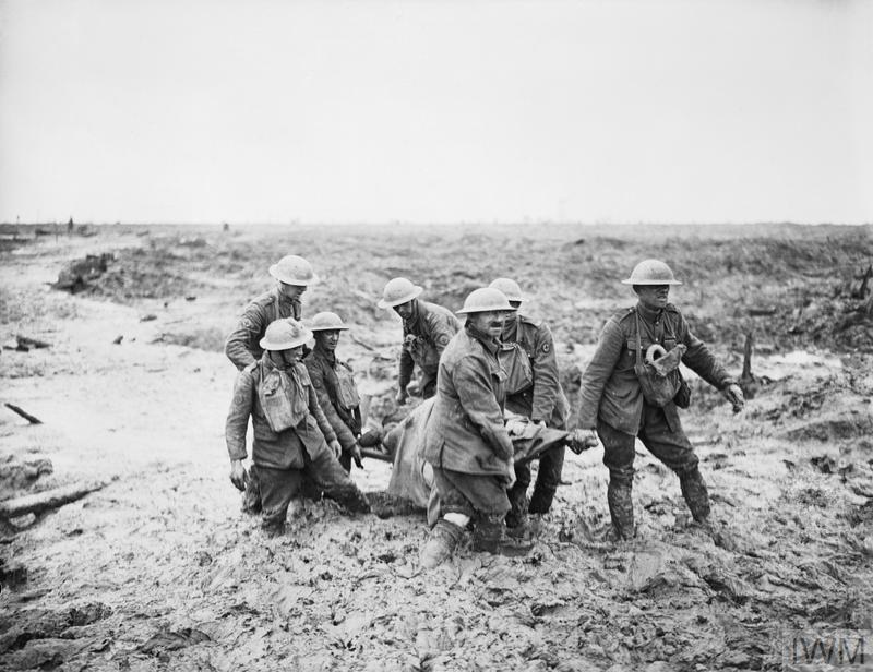 Stretcher bearers August 1917, Passchendaele